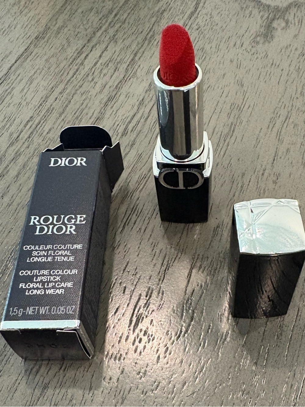 * New Dior couture color lipstick long wear Rouge Lipstick 777 Fahrenheit